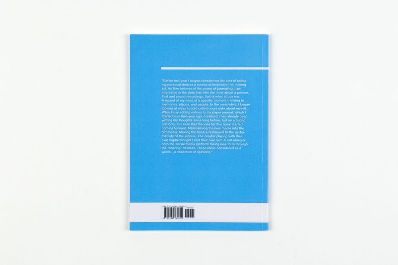 Book cover, back