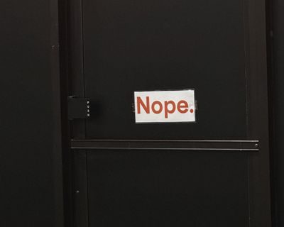 The hard part isn't the no