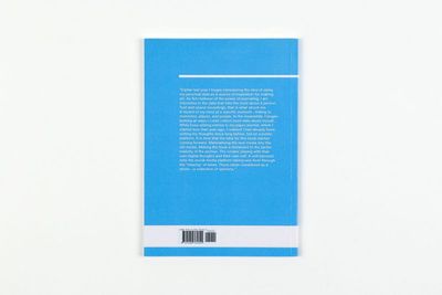 Book cover, back