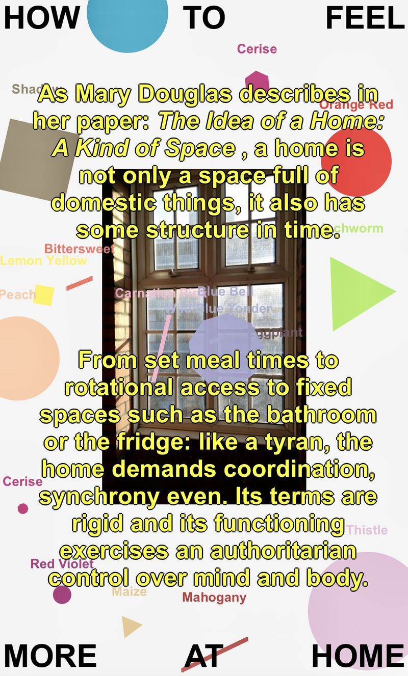 Mobile
screenshot of
'How to Feel More at Home' artwork